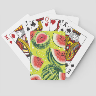 Wassermelonen-Muster Spielkarten