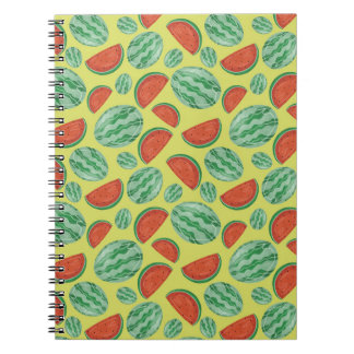 Wassermelonen-Muster-Spiralblock Notizblock