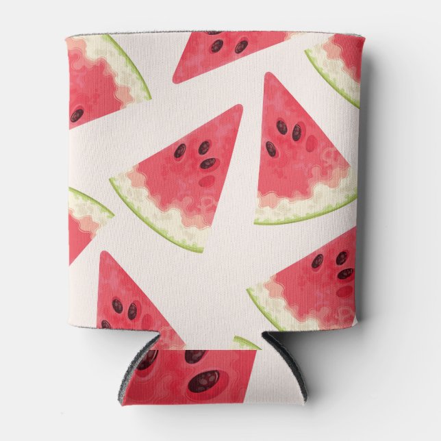 Wassermelonen: Nahtlose Summery Süße. Dosenkühler (Vorderseite)