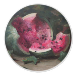 Wassermelonen Ölgemälde Charles Ethan Porter Keramikknauf