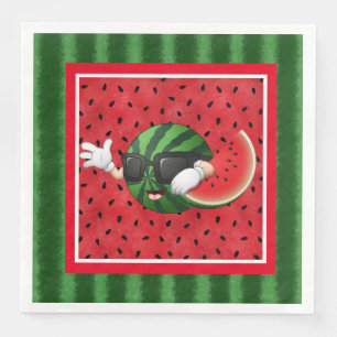 Wassermelonen-Papiere-Dinner Servietten