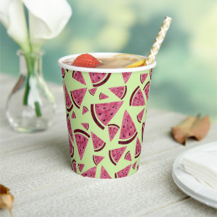 Wassermelonen Pappbecher