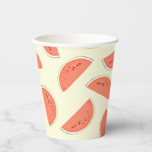 Wassermelonen Pappbecher