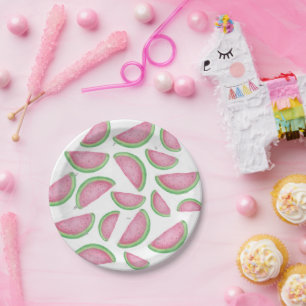 Wassermelonen Pappteller