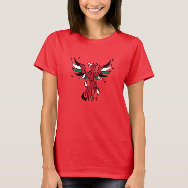 Wassermelonen-Phönix T-Shirt (Vorderseite)