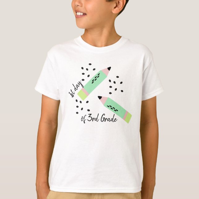 Wassermelonen Samen zurück zur Schule Kinder Grad T-Shirt (Vorderseite)