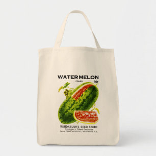 Wassermelonen-Samenpackungs-Etikett Tragetasche