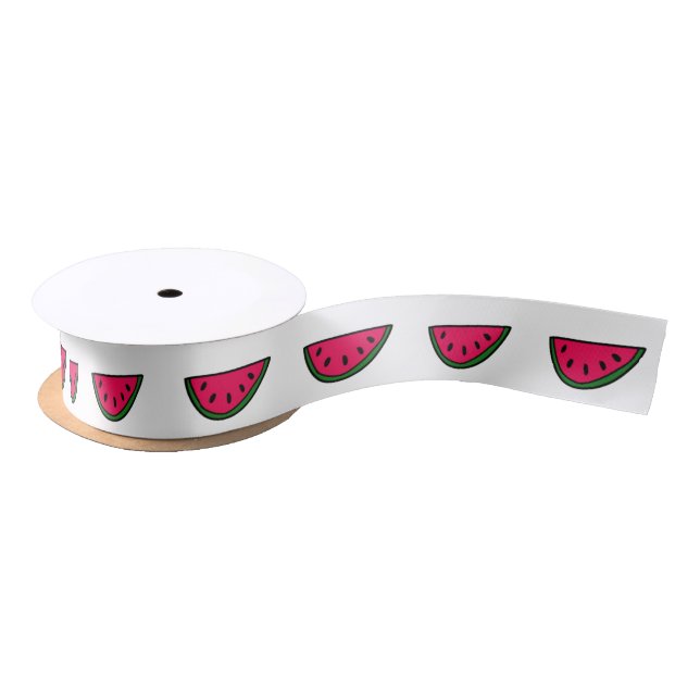 Wassermelonen Satinband (Spule)