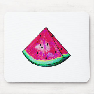 Wassermelonen-Scheibe Mousepad