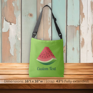 Wassermelonen-Scheibe-Umhängetasche Tragetaschen Mit Langen Trägern