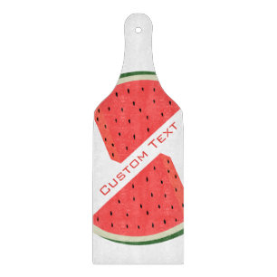 Wassermelonen-Schneidebrett - Fügen Sie Ihren Text Schneidebrett