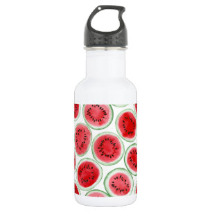 Wassermelonen-Schnittmuster Edelstahlflasche