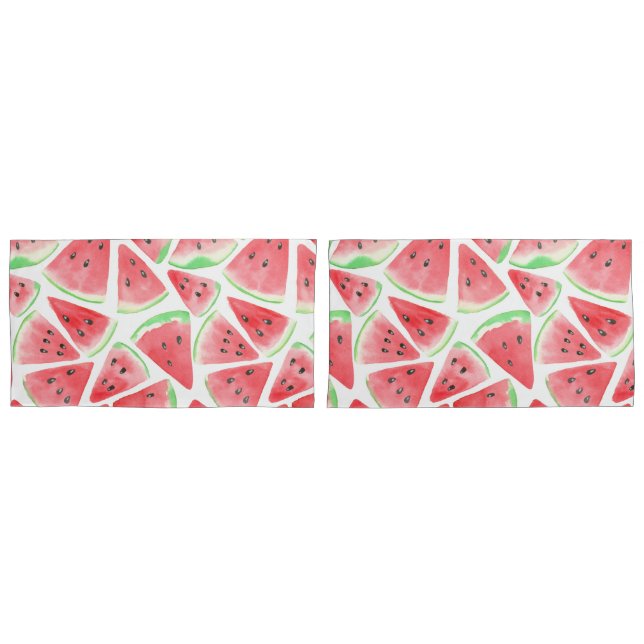Wassermelonen-Schnittmuster Kissenbezug (Vorderseite-Set)
