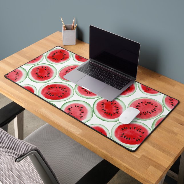 Wassermelonen-Schnittmuster Schreibtischunterlage (Büro 2)