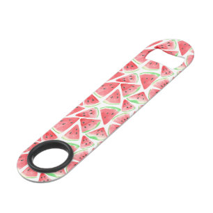 Wassermelonen-Schnittmuster Speedflaschenöffner