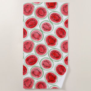 Wassermelonen-Schnittmuster Strandtuch