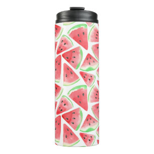 Wassermelonen-Schnittmuster Thermosbecher
