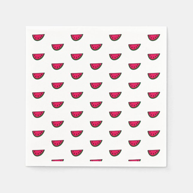 Wassermelonen Serviette (Vorderseite)
