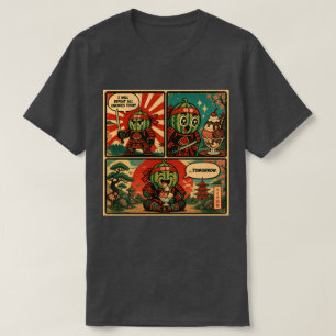 Wassermelonen-Shogun-Eiscreme — Lustige Faulheit T-Shirt