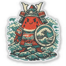 Wassermelonen-Shogun — Wächter der Meere Aufkleber