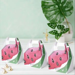 Wassermelonen-Sommer-Baby-Shower-Geschenkbox Geschenkschachtel