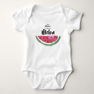 Wassermelonen Sommer Einer in einer Melone Baby Strampler