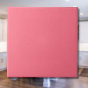 Wassermelonen-Sorbet-Einfarbig Klassisch Elegant Fliese