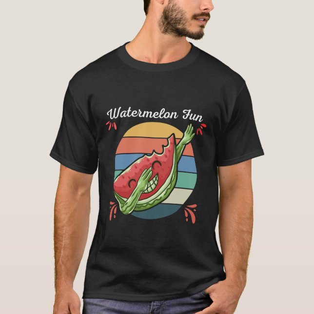 Wassermelonen-Spaß T-Shirt (Vorderseite)