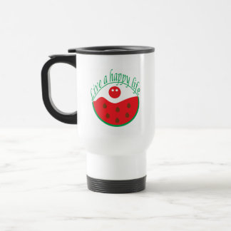 Wassermelonen Splash Reisebecher Süßes Sommerdesig