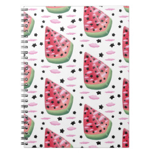 Wassermelonen-Stern  Notizblock