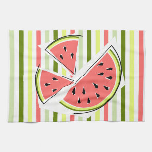 Wassermelonen Streifen Küchentuch dünn