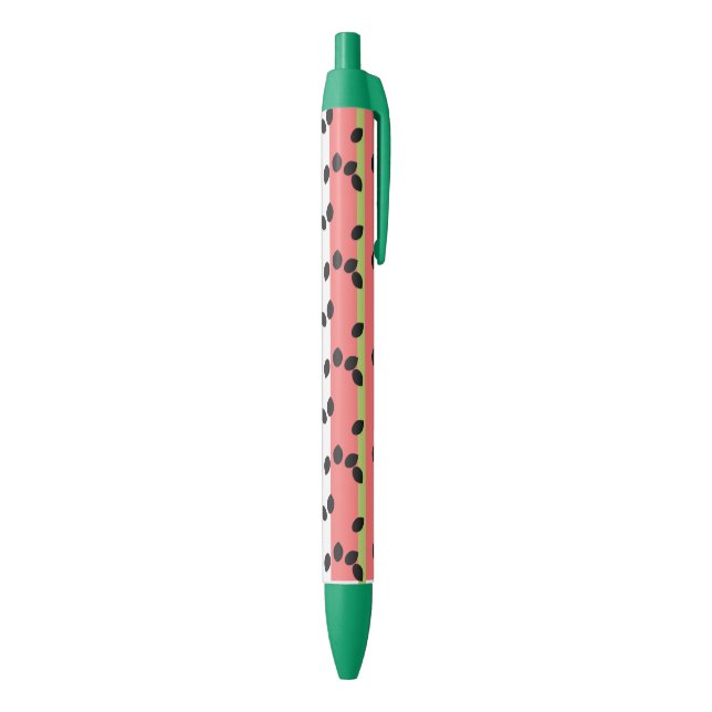 Wassermelonen Streifen und Saatgut Rosa Kugelschreiber (Unterseite (Vertikal))