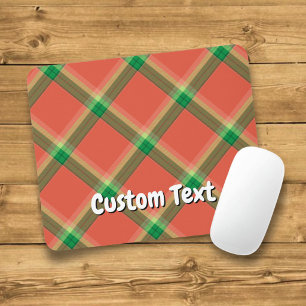 Wassermelonen-Tartan-Mauspad Mousepad