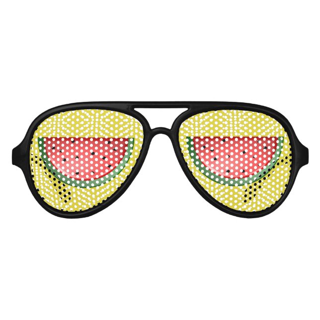 Wassermelonen und Polstern Partybrille (Vorderseite)
