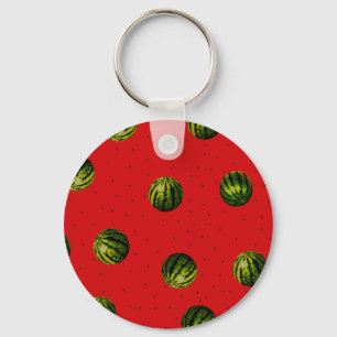 Wassermelonen und Saatgutroterzeugnisse Schlüsselanhänger