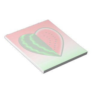 Wassermelonenliebe Notizblock