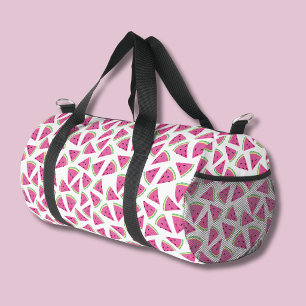 Wassermelonenmuster in Rosa Duffle Bag