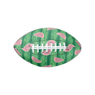 Wassermelonenstücke Tropische Saftige Frucht Football