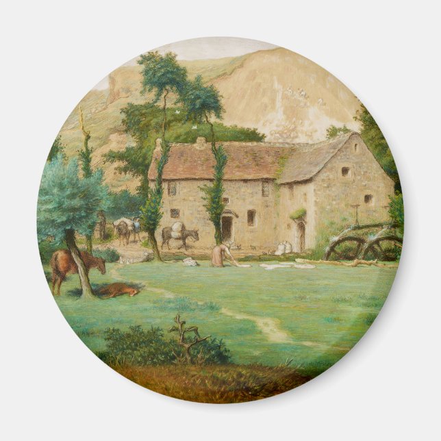 Wassermühle am Fuße des Berges Magnet (Vorne)