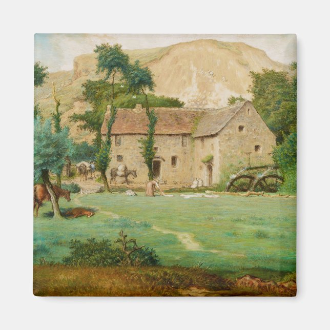 Wassermühle am Fuße des Berges Magnet (Vorne)