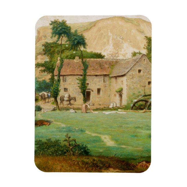 Wassermühle am Fuße des Berges Magnet (Vertikal)
