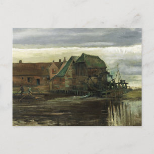 Wassermühle in Gennep von Vincent Van Gogh Postkarte