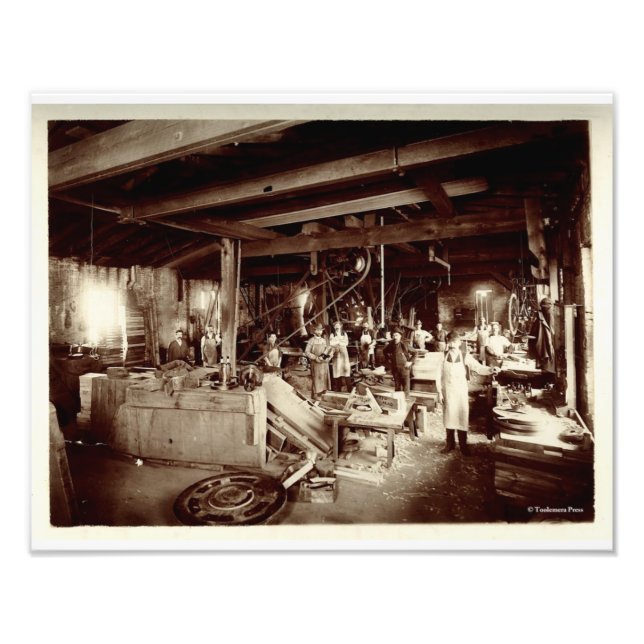 Wassermuster Maker's Shop des 19. Jahrhunderts Fotodruck (Vorne)