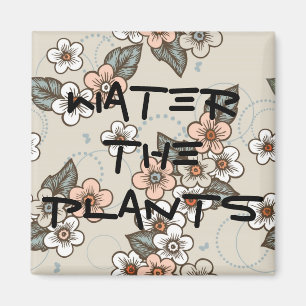 Wässern Sie die Pflanzen-Erinnerung Magnet