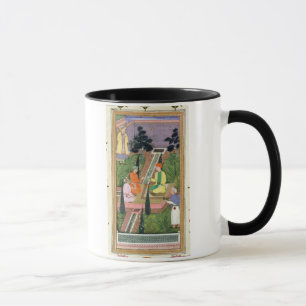 Wässern Sie Gärten, vom Clive Album (Gouache auf Tasse