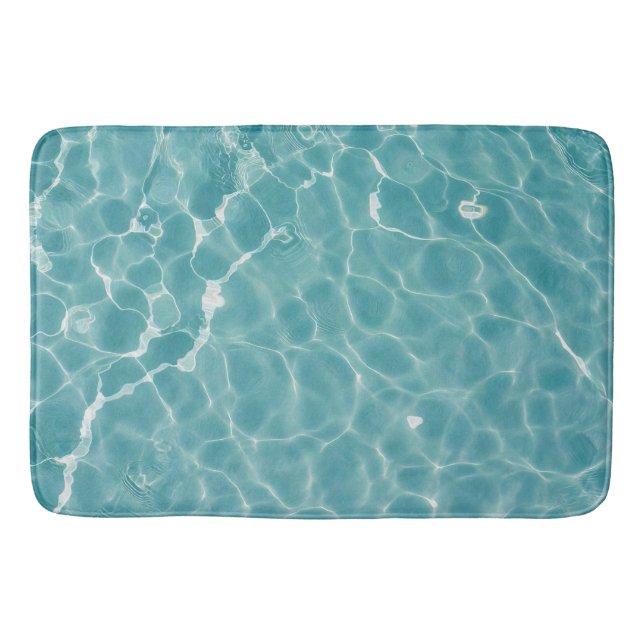 Wasseroberfläche (Stil 3) Ölmalerei Badematte (Vorderseite)