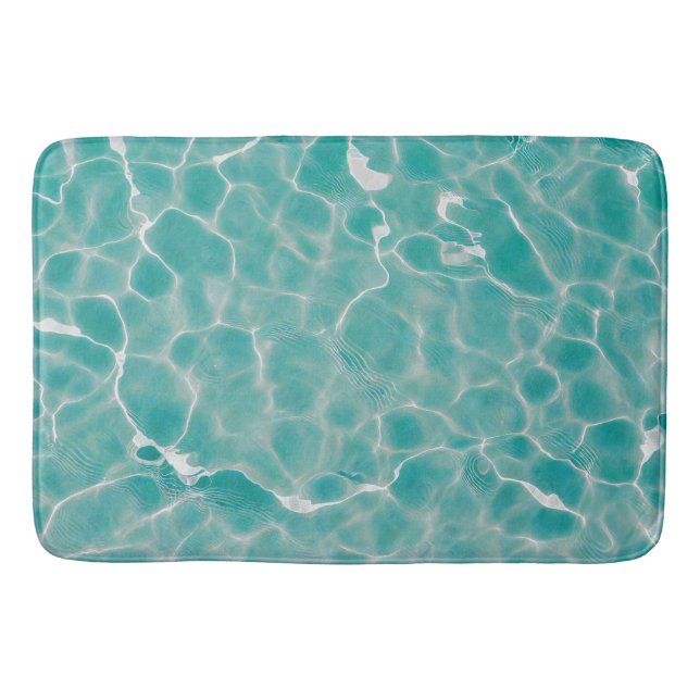 Wasseroberfläche (Stil 7) Ölmalerei Badematte (Vorderseite)