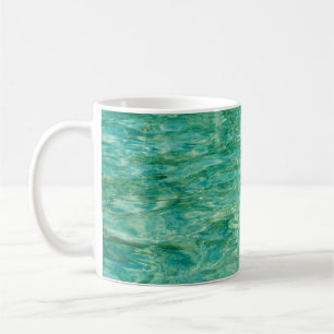 Wasserozeanlackfluss Kaffeetasse