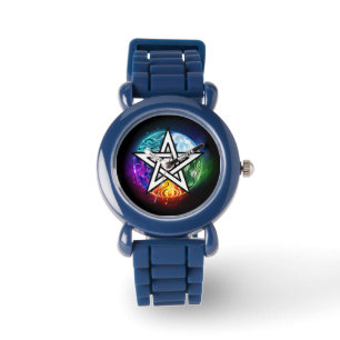 Wasserpentagramm Armbanduhr