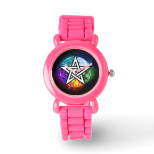 Wasserpentagramm Armbanduhr